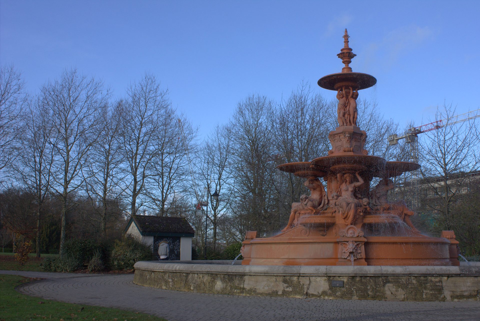 Hubert Fountain in Victoria Park, Ashford