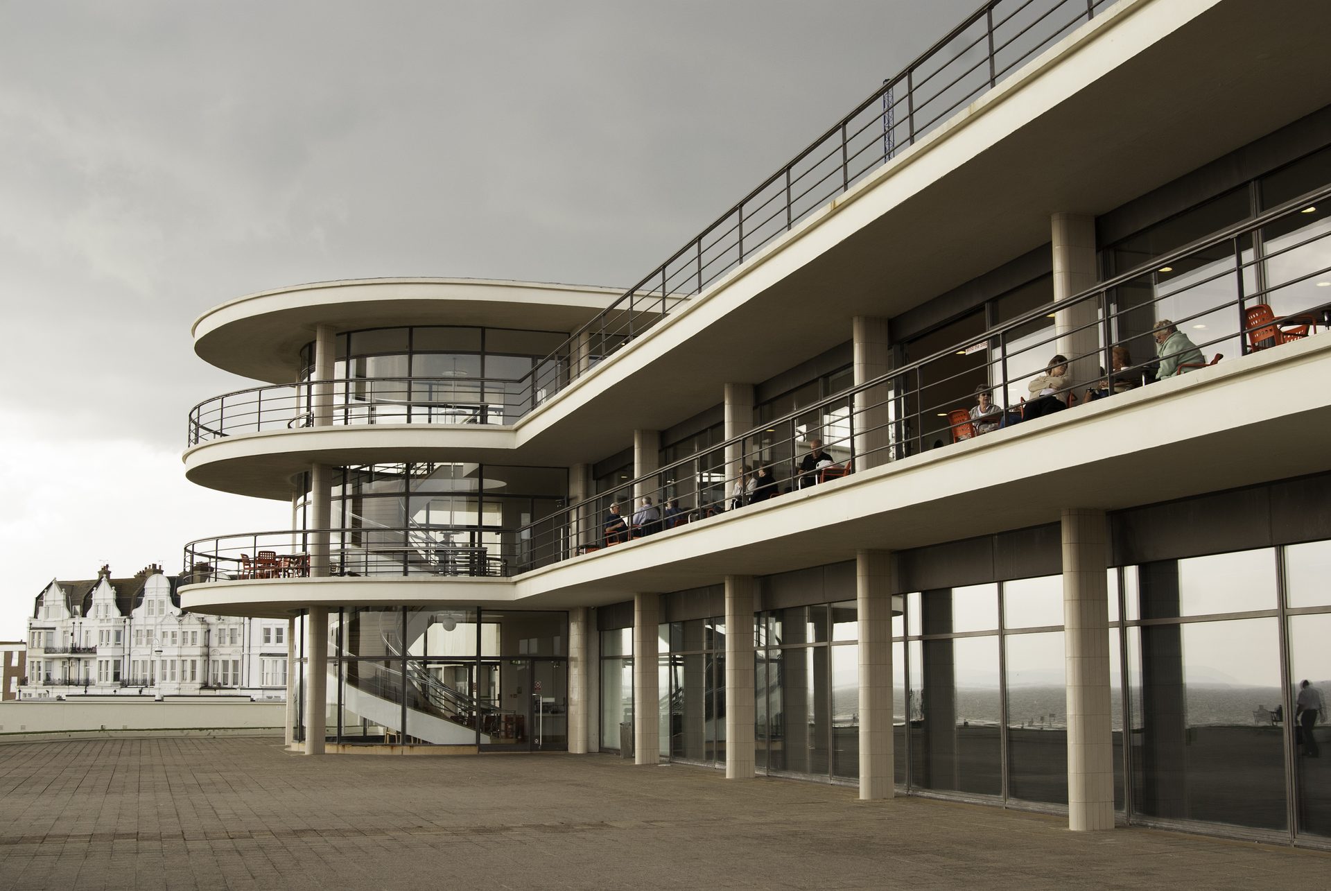 The De La Warr Pavilion on Bexhill seafront
