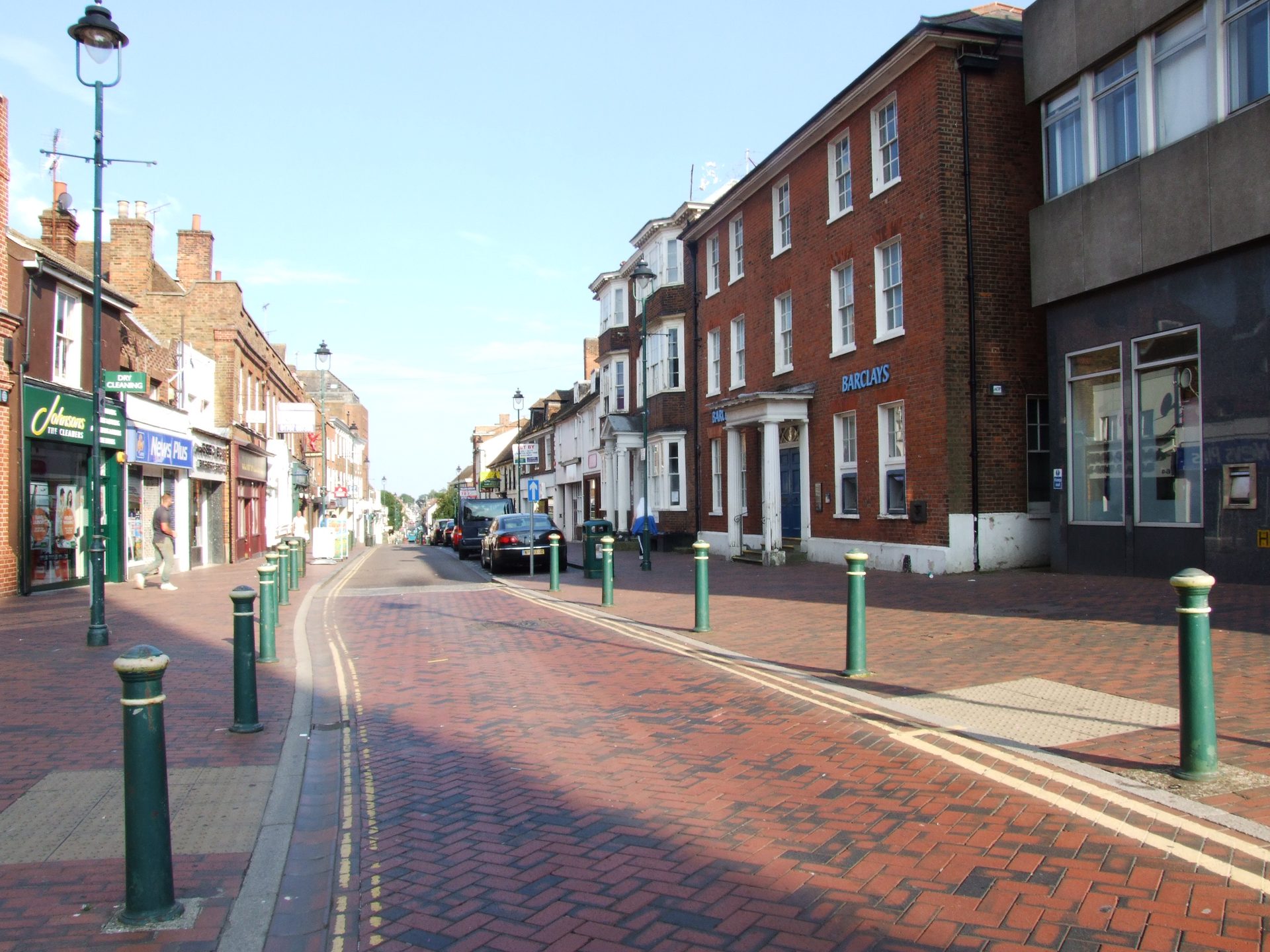 Sittingbourne High Street in Kent